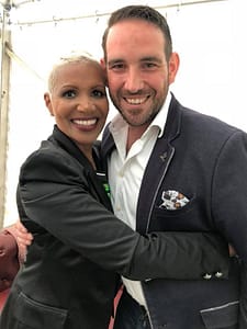 Denise Pearson and John Norcott at Irlam Live 2018